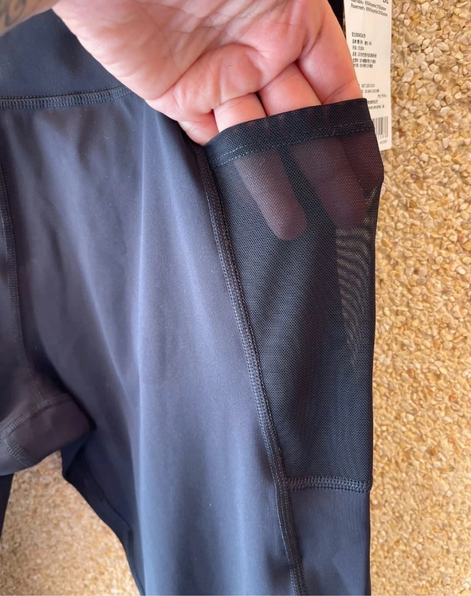 Mallas Técnicas Yvette Negras con Bolsillos y Malla • Talla XL • Nuevas con Etiquetas – photo 3